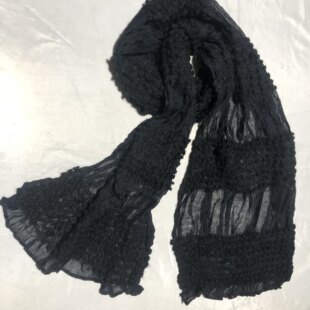 单件 9907外贸尾货女士围巾春秋冬保暖丝绒拼接格子披肩两用 包邮