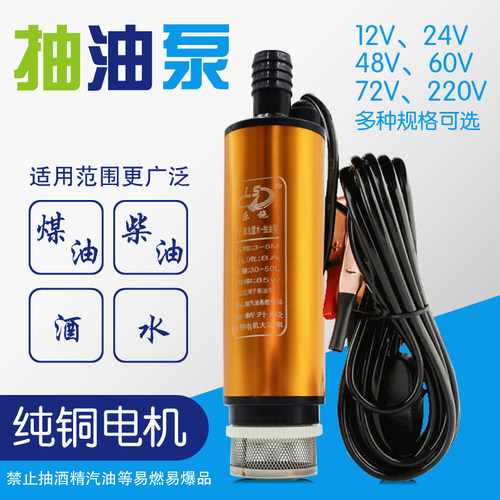 柴油抽油泵抽水泵12v24V220V抽酒