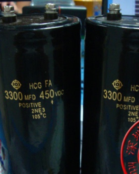 HCF FA 450V3300UF 电容 3300MFD 450VDC螺丝脚2NE3 105C正品