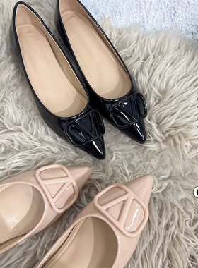 小码313233平底单鞋温柔风内增高大码41-43V扣玛丽珍鞋小个子女鞋