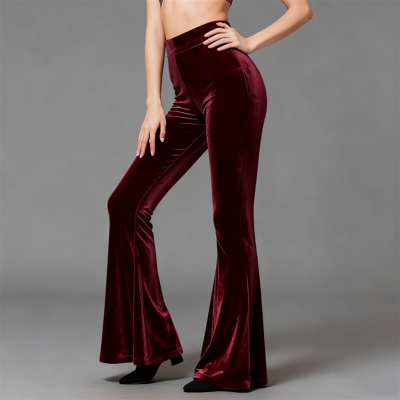 秋冬季形体裤现代舞训练舞蹈练功裤广场舞保暖金丝绒拉丁舞舞裤女