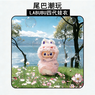 迷你拉布布4.0小恐龙娃衣10cm挂件玩偶服装4代心底密码labubu衣服