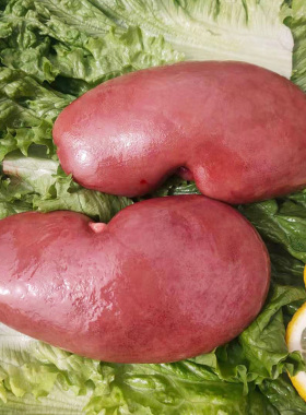 东北笨猪新鲜猪腰子猪肾红内腰当天现杀猪大腰子腰花3斤顺丰包邮