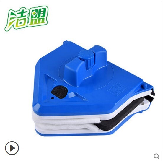 洁盟双层三层中空超强加厚双面擦玻璃擦窗器可调磁玻璃刮清洁器