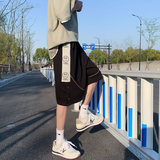 短裤男夏季新款港风大码笑脸印花排扣运动裤M-5XL-DK2109-P40，男装牛仔裤，星座417-1（原电商B245）