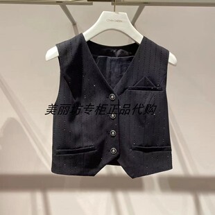 专柜现货直发 哥文花园 2023春季新款背心马甲CTA1116280-1690