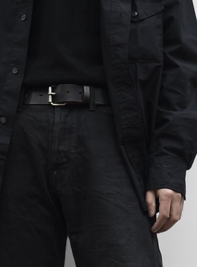 ANOTHER 3.5cm简约不锈钢腰带