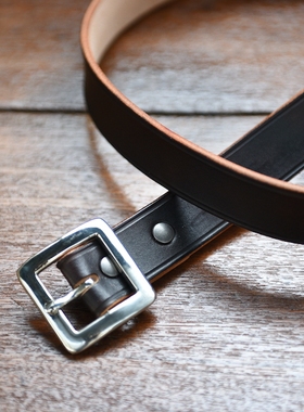 3cm经典风格腰带 意大利鞍革 美式休闲 细腰带复古vintage