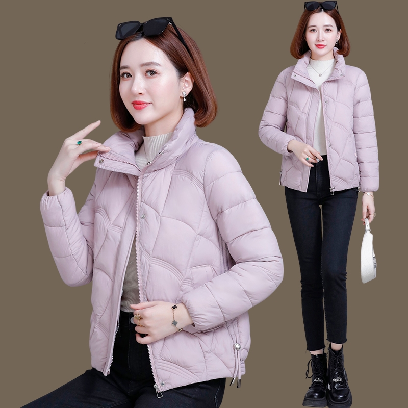 2024新款秋冬季女士短款棉袄宽松