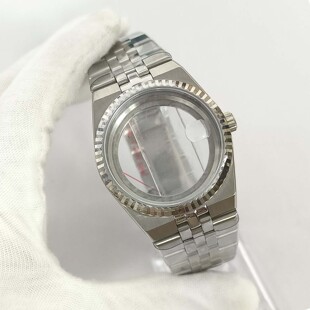 手表配件39.5MM牙圈表壳透底放大镜 36机芯 表针蓝宝石适合NH35