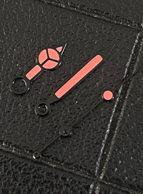 新款绿夜光奔驰针多银黑边红蓝绿橙灰白色适配日本NH35/36/4R机芯