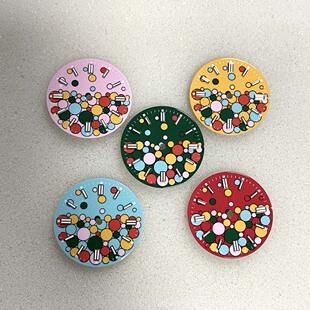 手表配件蓝夜光表盘28.5毫米适合装NH35/36/4R/7S，8215机芯