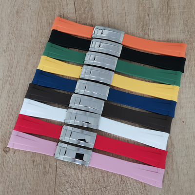 改装手表配件橡胶表带20MM