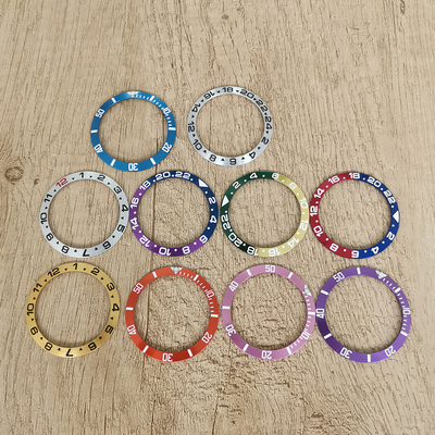 手表配件镁铝圈口数字彩色圈