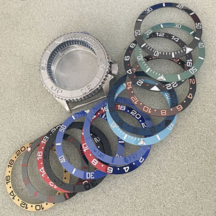 36机芯 NH35 41.5MM精钢3.8把位黑内影表壳S把 代用SKX007适装