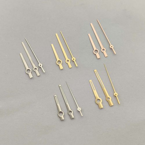 手表配件银金玫表针8*12*12.5mm绿夜光指针适合8285/8215机芯