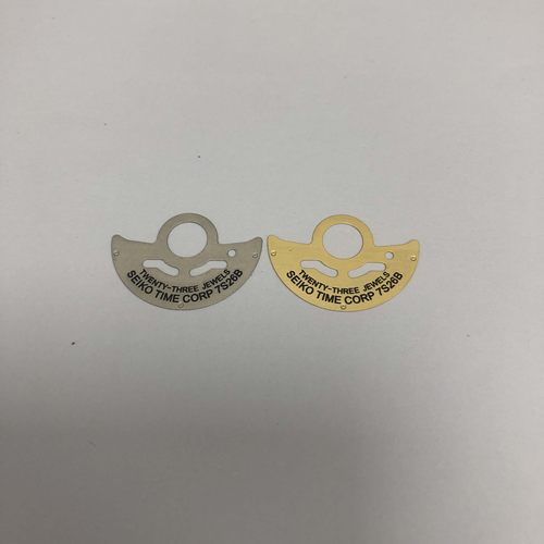 7S26机芯钢自动陀零件金银