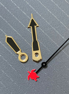 新款指针 黑色填油无夜光 改装SKX007指针 适用NH35/36机芯装配