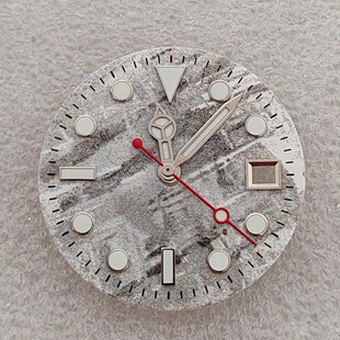 陨石表盘29mm蓝夜光+指针适装ETA2836日本8215 8205明珠2813机芯