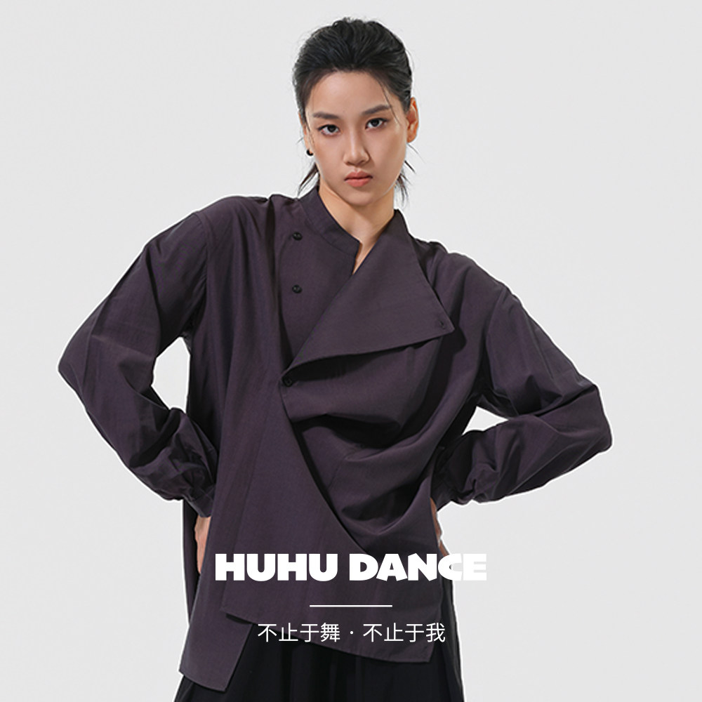 HUHUDANCE古典舞现代舞练功服上衣男女款演出服团体5053图片