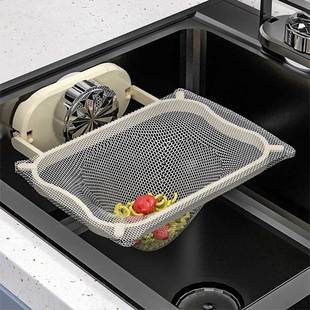吸盘厨房水槽过滤架网兜一次性残渣垃圾收纳网剩菜剩饭沥水架漏网