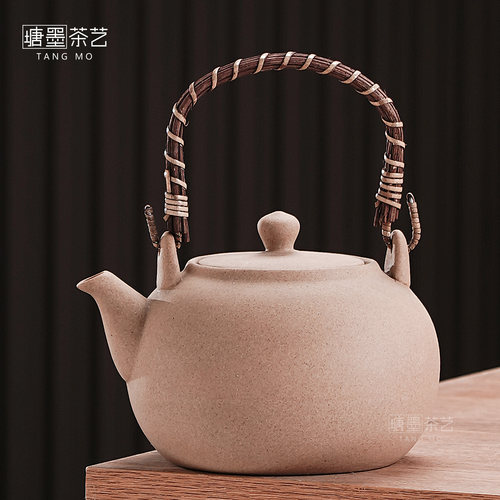 无釉原矿烧水壶大容量煮茶壶
