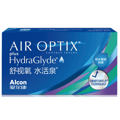 爱尔康视康水活泉隐形近视眼镜月抛盒6片硅水凝胶舒视隐型正品sk