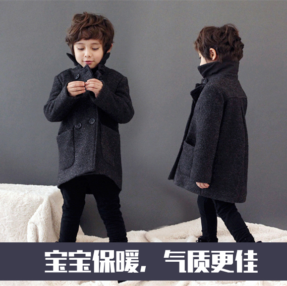 Manteau pour garcon BIGWISE en mélange - Ref 2161220 Image 5