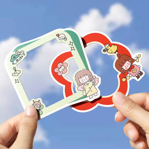 照片边框贴纸成长手册diy装饰