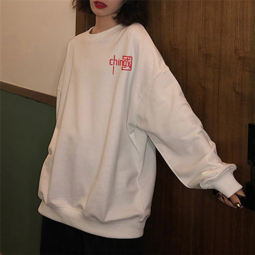 vintage新款美式设计感小众卫衣