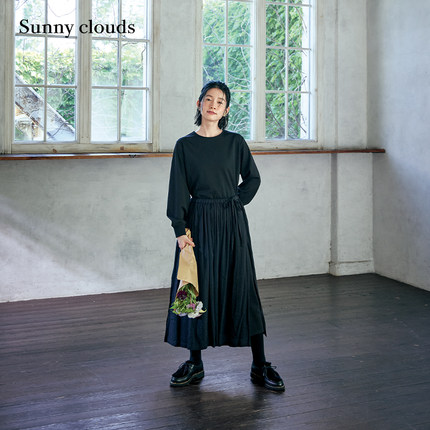 秋季新品 桑妮库拉/Sunny clouds 女巫系列简约连衣裙日系复古