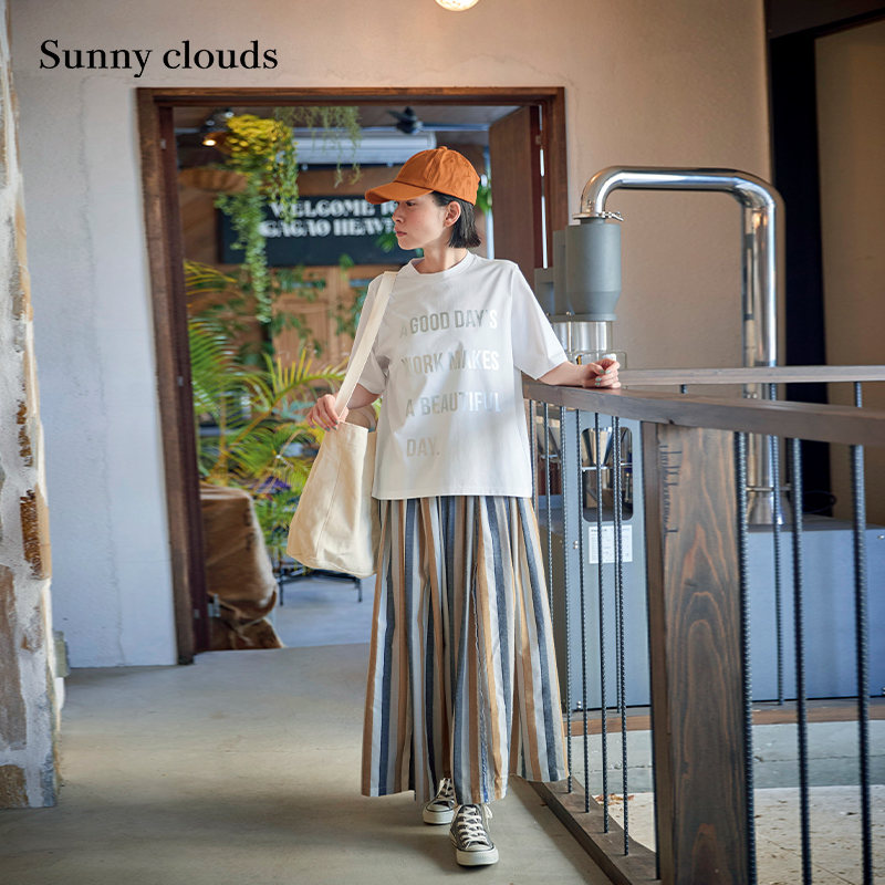 白色印花短袖T恤宽松百搭