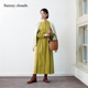Sunny 连衣裙 clouds女式 桑妮库拉 早春衬衫 裙款 黄