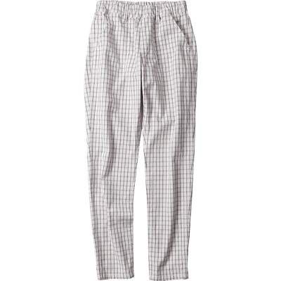 Sunnyclouds女式棉混格子紧腿裤