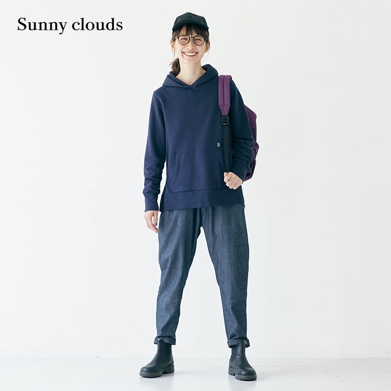 Sunnyclouds女式纯棉牛仔萝卜裤