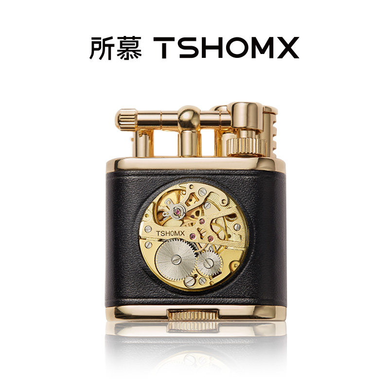 TSHOMX打火机定制机械复古煤油创意高颜值惊喜生日礼物送男友正品
