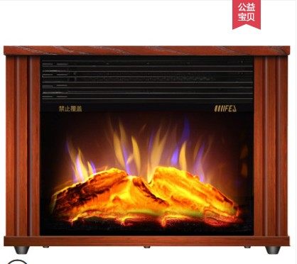 富迩佳家用取暖器台式暖风机卧室电暖气节能烤火炉电壁炉防水包邮