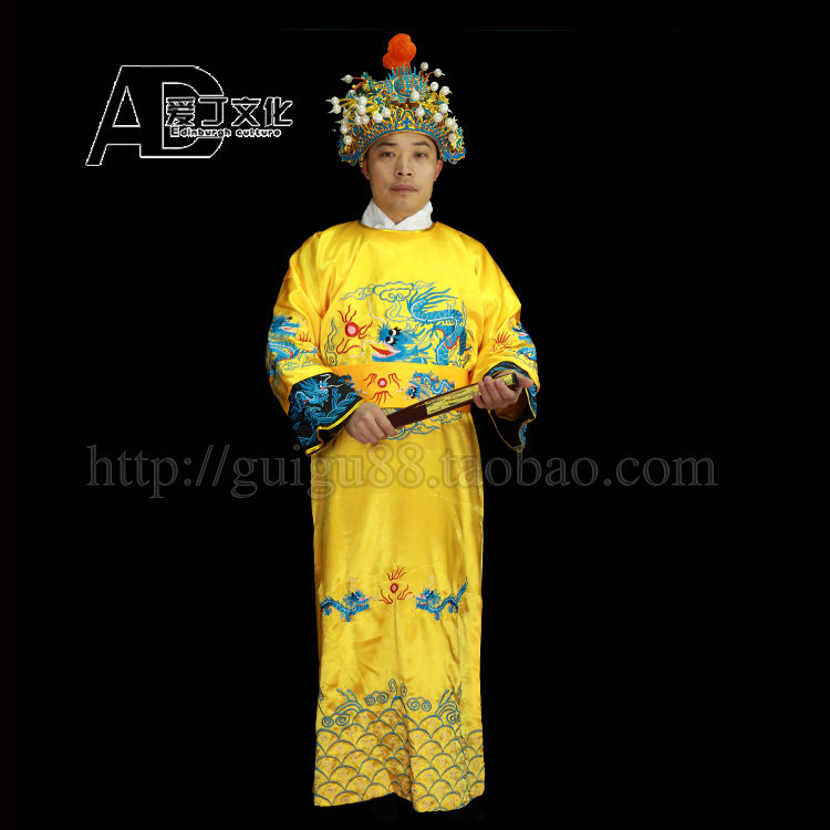明朝皇帝服装古装男士z舞台演出皇帝龙袍明妃传 明朝皇帝服装