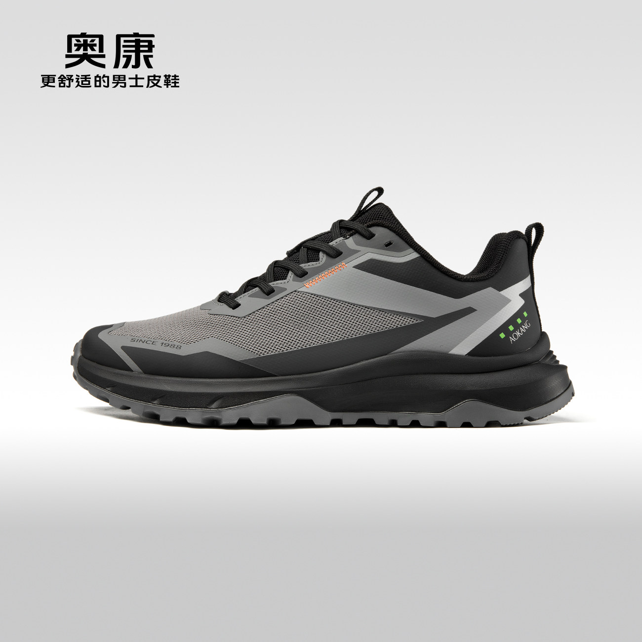 奥康秋季男鞋时尚休闲运动鞋