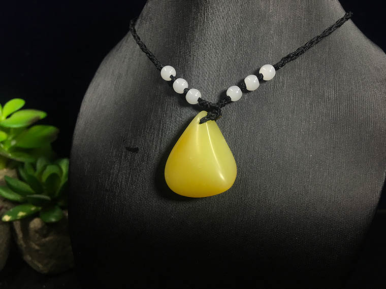 青田石金玉冻挂坠B   封门青灯光冻吊坠首饰挂饰收藏礼品金石篆刻