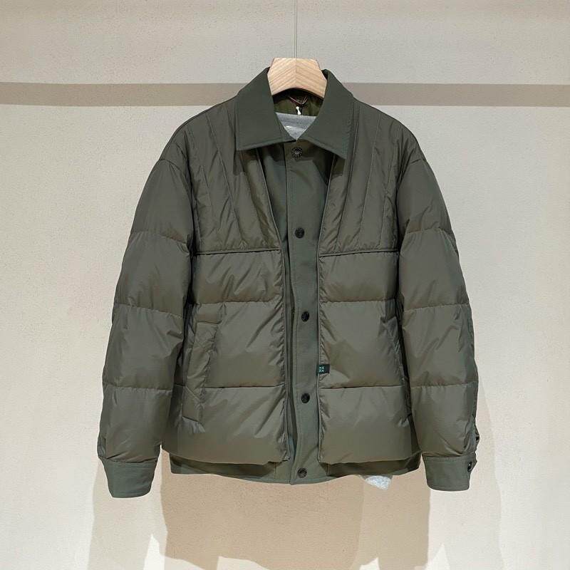 300斤加大码冬季羽绒棉服男加厚潮流日系加肥假两件翻领保暖外套