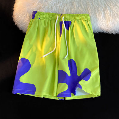 篮球运动宽松加肥五分沙滩裤