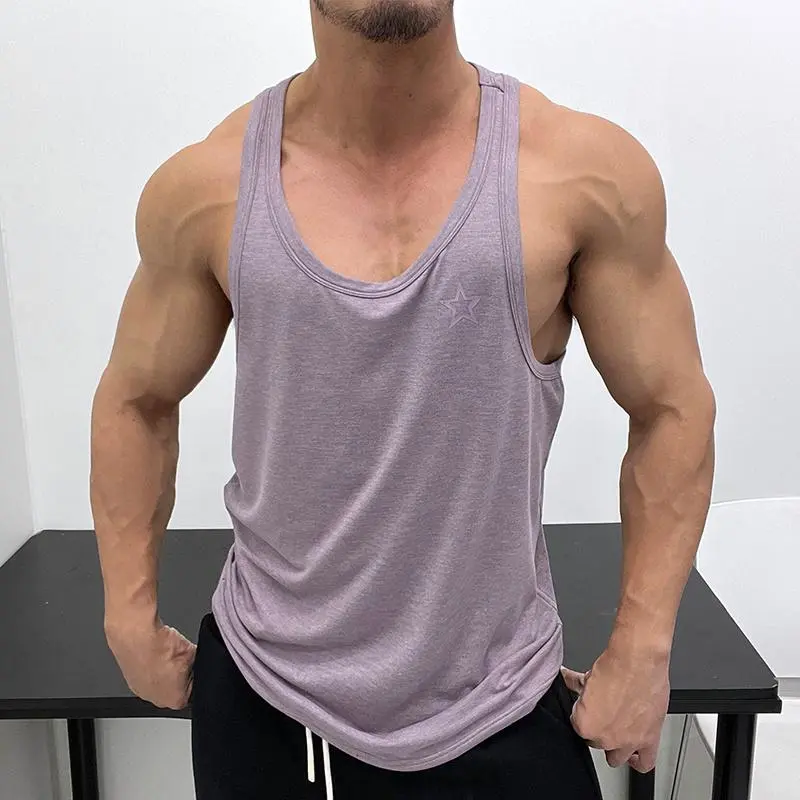 300斤加大码夏季肩带微挖背显壮宽松胖子背心280运动男体育生健身
