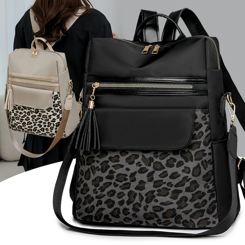 高级感小众设计双肩包女2024新款时尚百搭包包旅行背包大容量书包