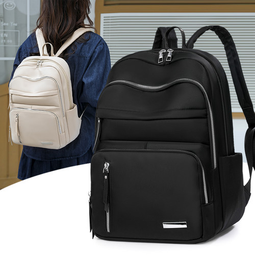 牛津布双肩包女2025新款时尚旅游