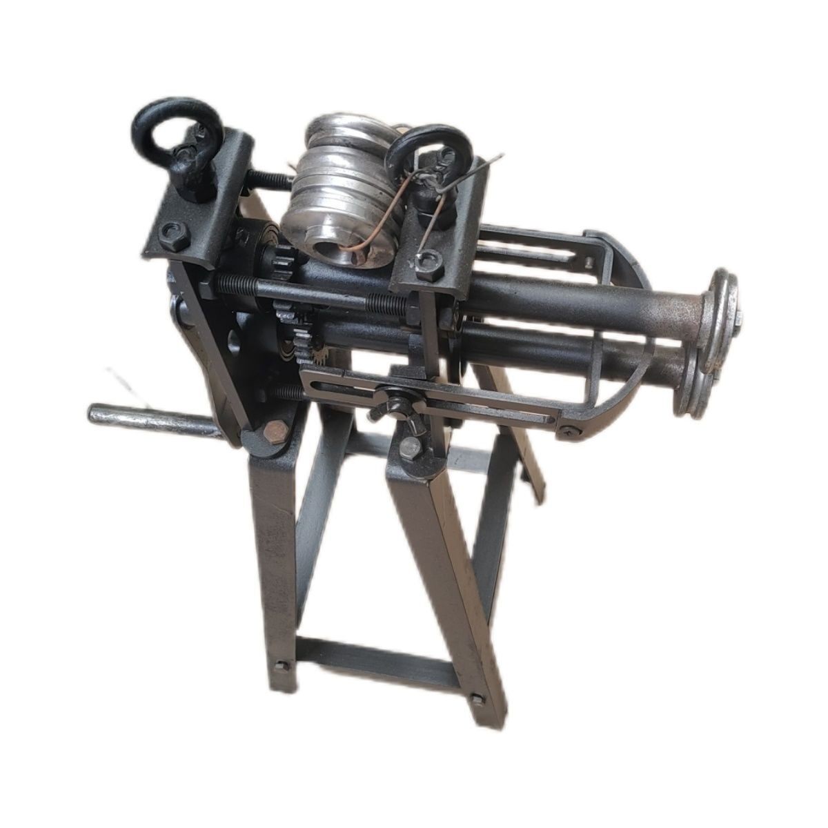 铁皮压边机12厘米长轴压筋机手动卷圆机管道保温设备铝皮起线机