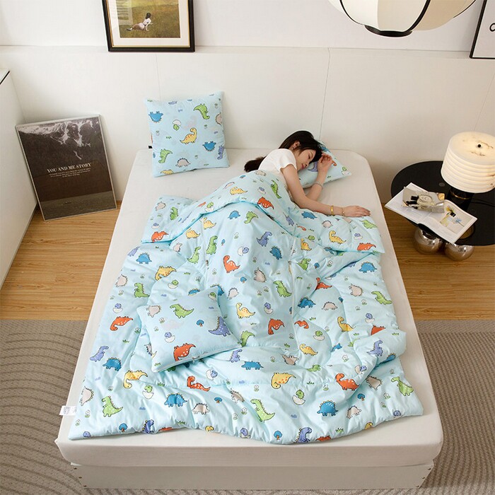 加厚纯棉抱枕被子两用车载靠垫枕头办公室沙发午睡全棉空调夏凉被