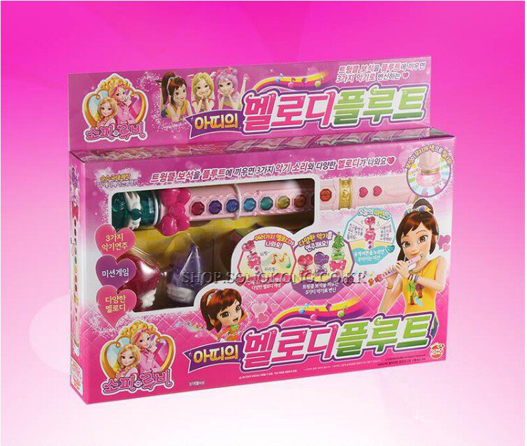 韩国进口魔法笛子音乐女孩生日礼物益智魔法音乐长笛过家家玩具