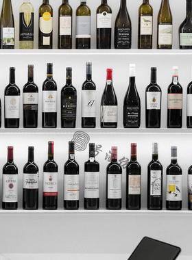 酒柜装饰品样板间仿真红酒摆件橱柜展厅道具假酒软装厨房餐厅陈设