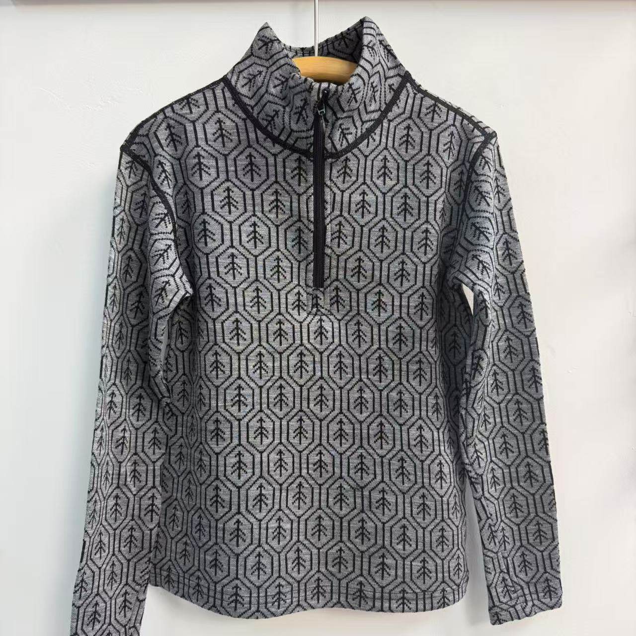 美利奴羊毛儿童半高领拉链衫毛衣提花实用百搭上衣露指护手户外服,童装/婴儿装/亲子装,卫衣/绒衫,淘宝优惠券,粉丝福利购,淘宝优惠卷